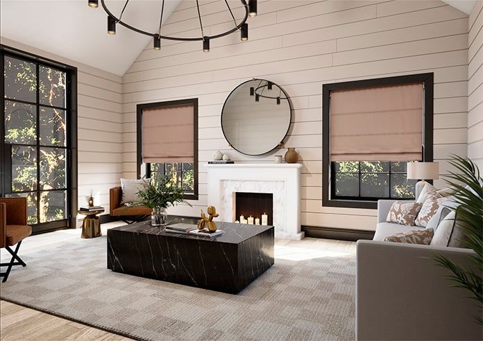 Astoria, Apricot Mist - Roman Blind - Image 6